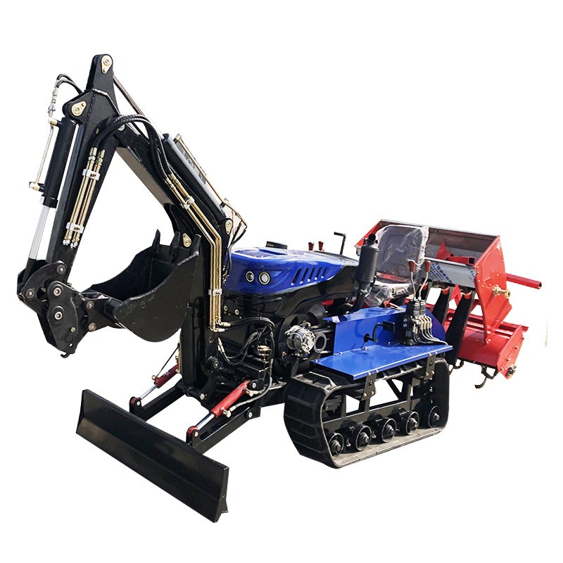 批发35马力水旱两用履带旋耕机园管理机35马力开沟犁地机图5