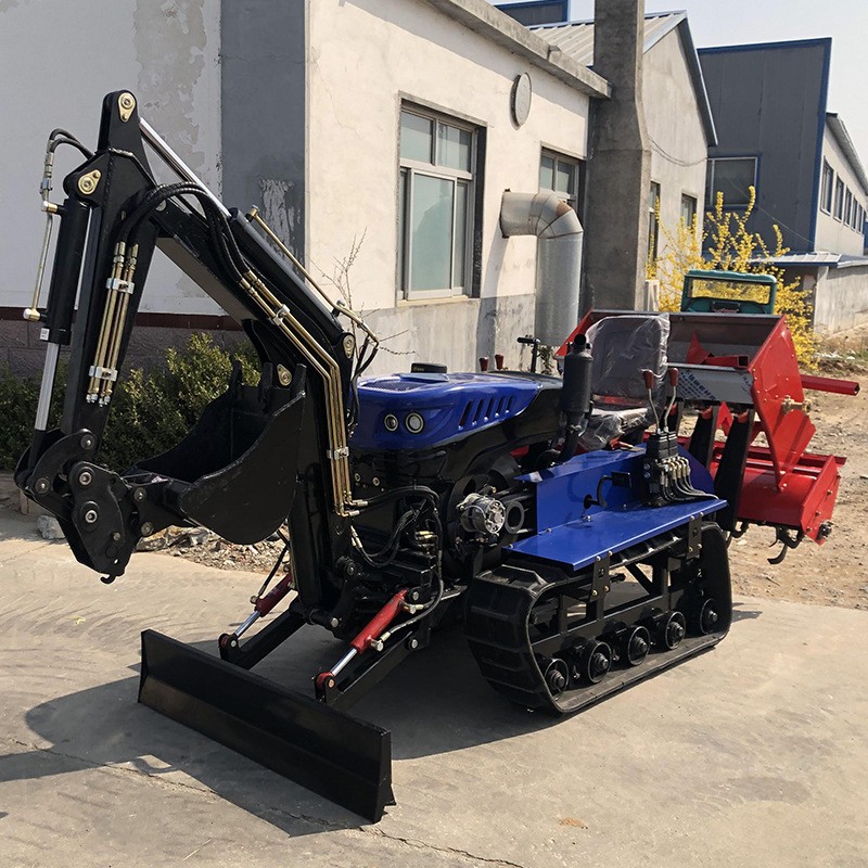 批发35马力水旱两用履带旋耕机园管理机35马力开沟犁地机图4