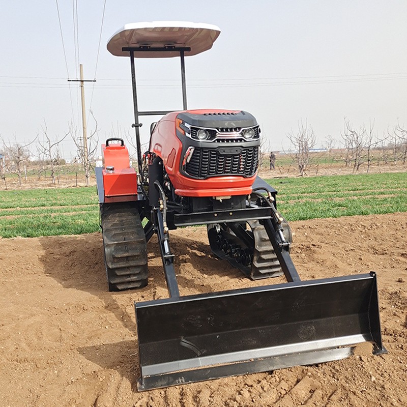 批发50/60马力水旱两用履带拖拉机带旋耕除草回填机水旱两用图4