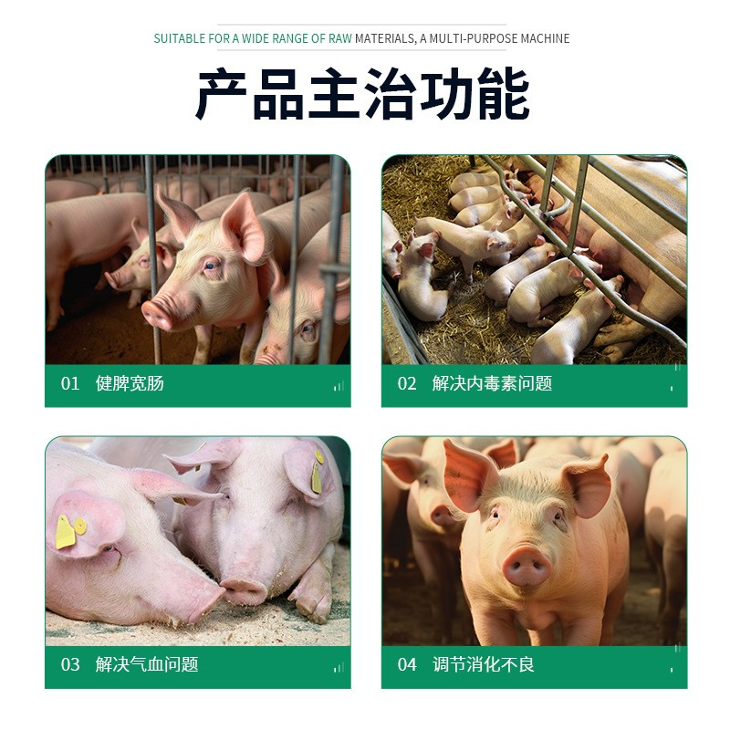 源头工厂供应助长高免疫营养添加剂 养殖场猪用功能性饲料添加剂图5