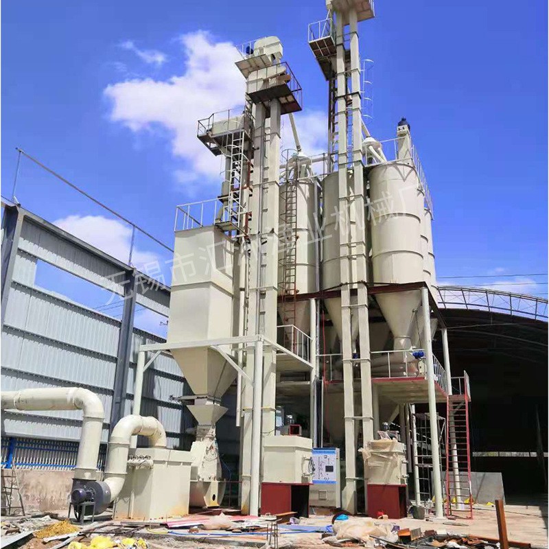 饲料加工设备饲料粉碎机生产线饲料颗粒机有机肥颗粒机加工机组图5