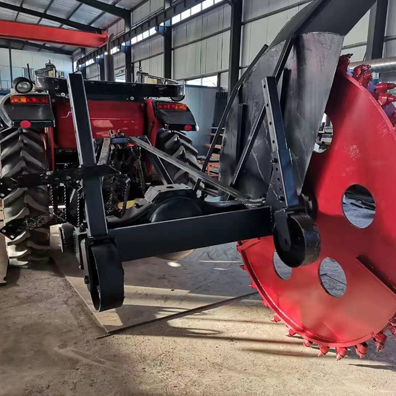 偏置式果园开沟机 结构简单操作方便使用时间长沥青路面开沟机图2