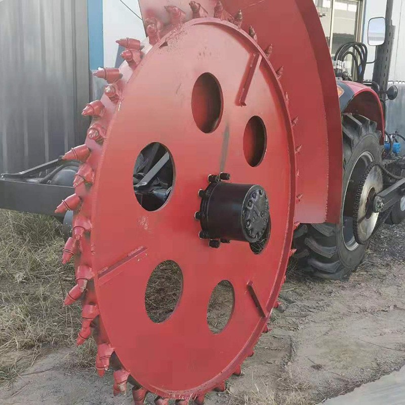 偏置式果园开沟机 结构简单操作方便使用时间长沥青路面开沟机图4