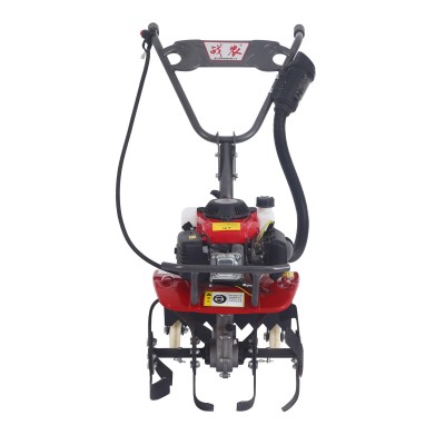 农用机械汽油小型手扶微耕机多功能除草耕地机手推松土犁地开沟机