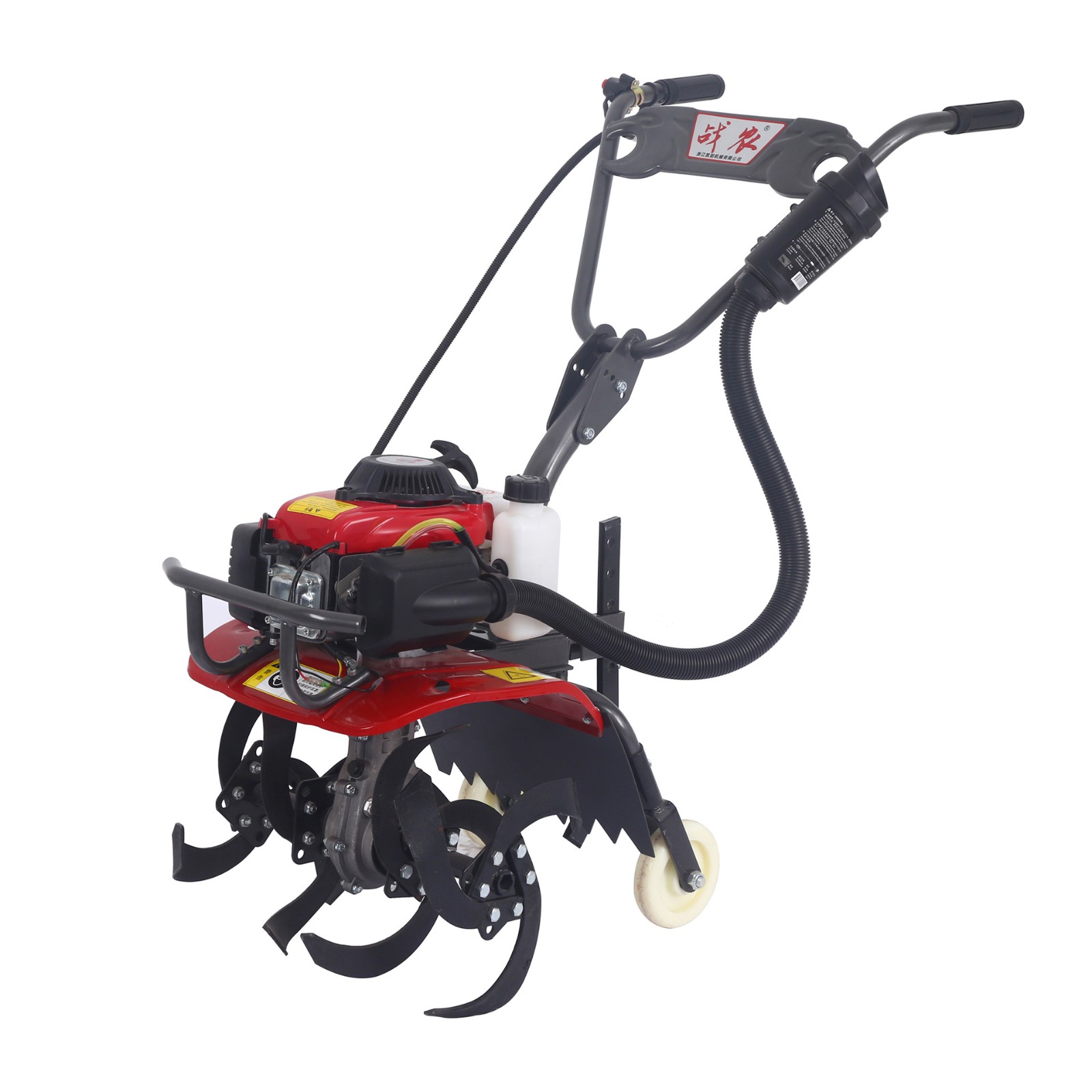 农用机械汽油小型手扶微耕机多功能除草耕地机手推松土犁地开沟机图4