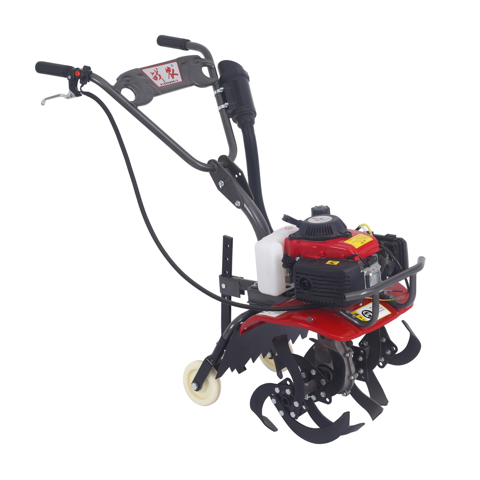 农用机械汽油小型手扶微耕机多功能除草耕地机手推松土犁地开沟机图5