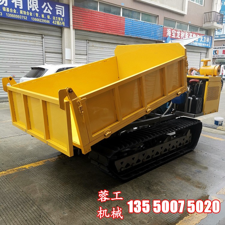 履带运输车全地形果园山地车 农用中小型爬山虎 自卸 四川履带车图3