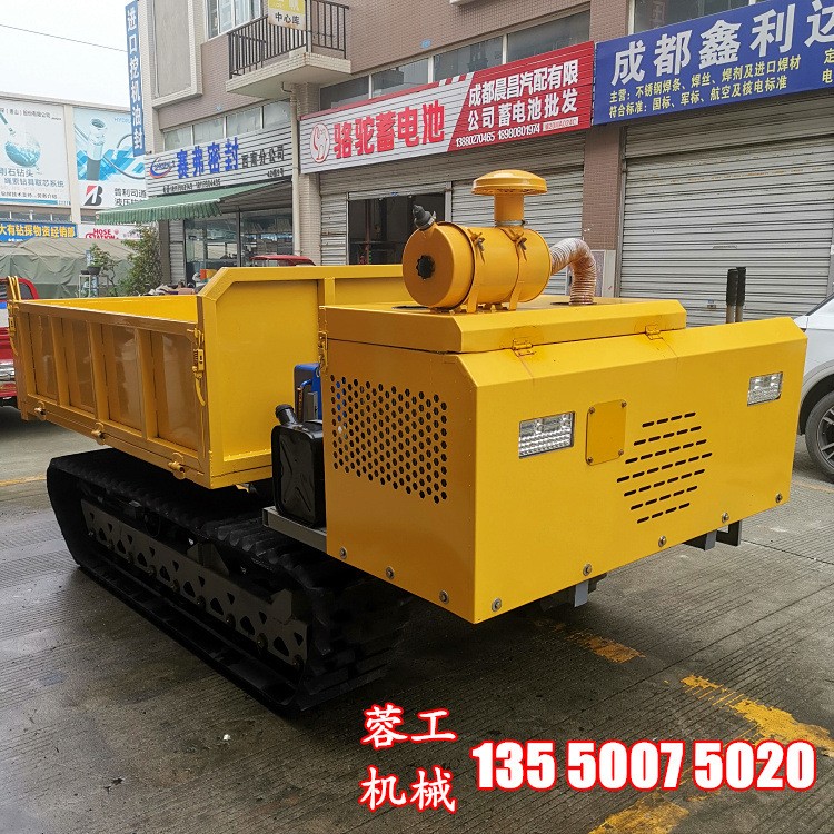 履带运输车全地形果园山地车 农用中小型爬山虎 自卸 四川履带车图2