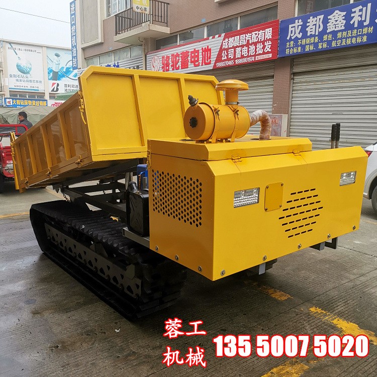 履带运输车全地形果园山地车 农用中小型爬山虎 自卸 四川履带车图5