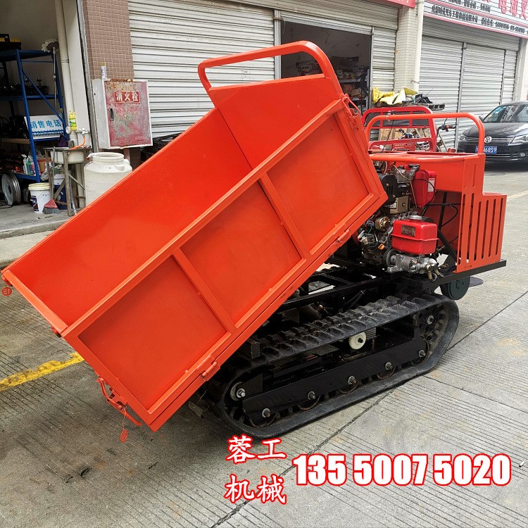 批发爬山虎 成都履带运输车 载重量1吨 12匹马力 液压自卸图2