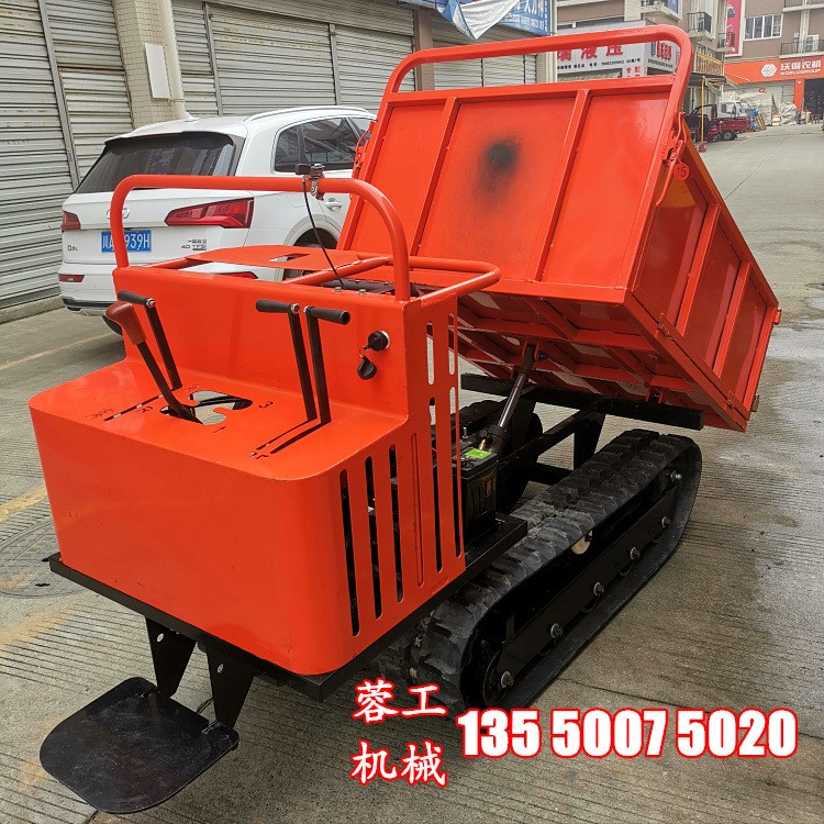 批发爬山虎 成都履带运输车 载重量1吨 12匹马力 液压自卸图3