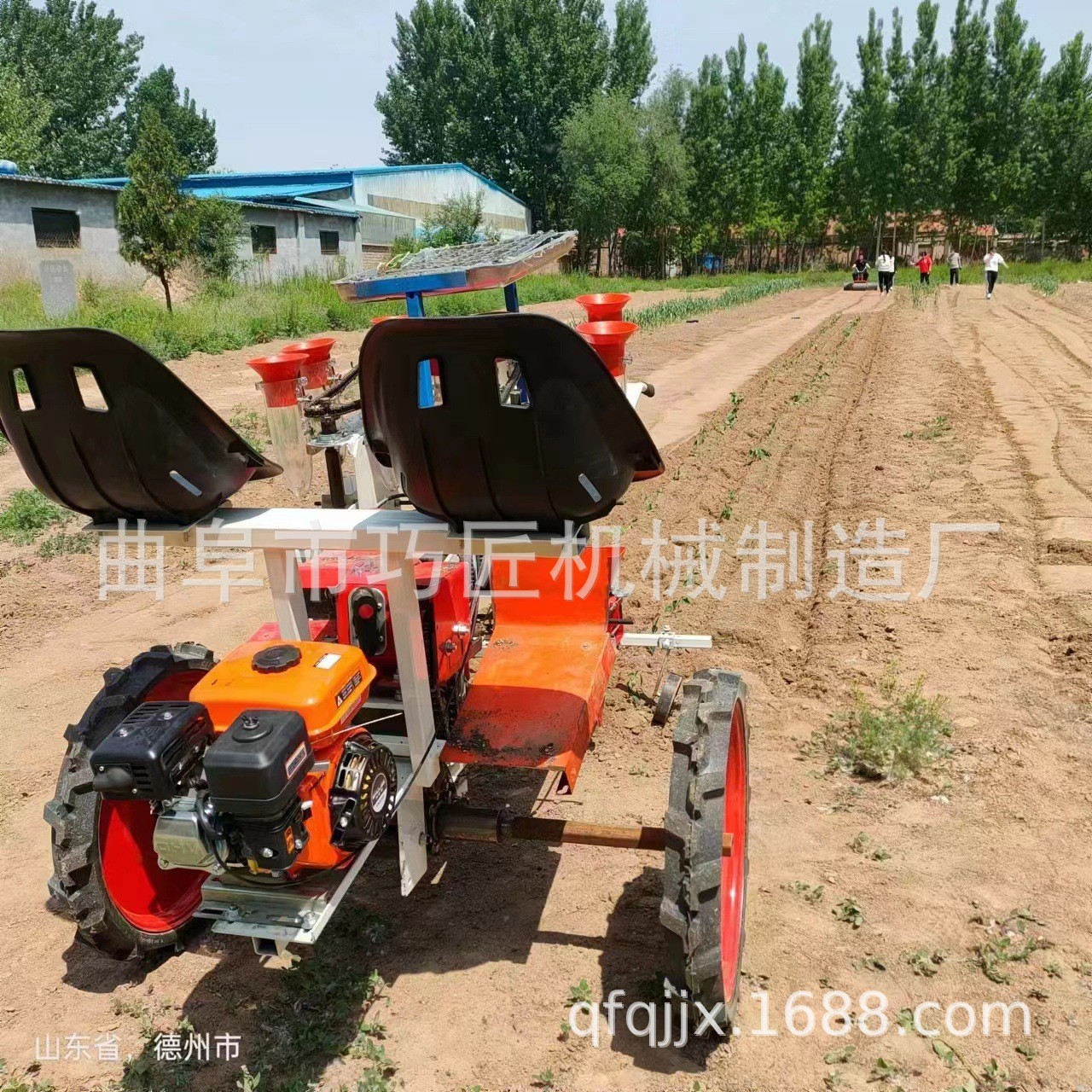 新品 牵引式辣椒栽苗机 自走式多功能秧苗移栽机 农用秧苗种植机图4