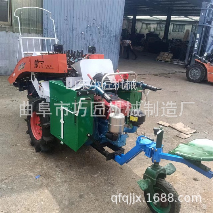 单行玉米收获机 棒子扒皮秸秆还田机 乘坐式玉米收获粉碎机图5