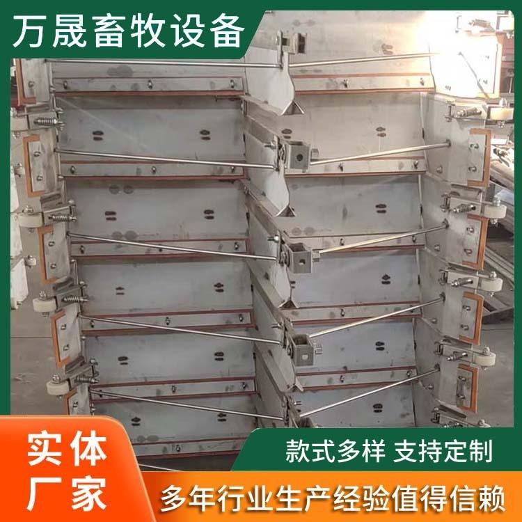 猪用刮粪机立式转角轮 不锈钢自动清洁粪便刮粪机 养猪场刮粪板图4