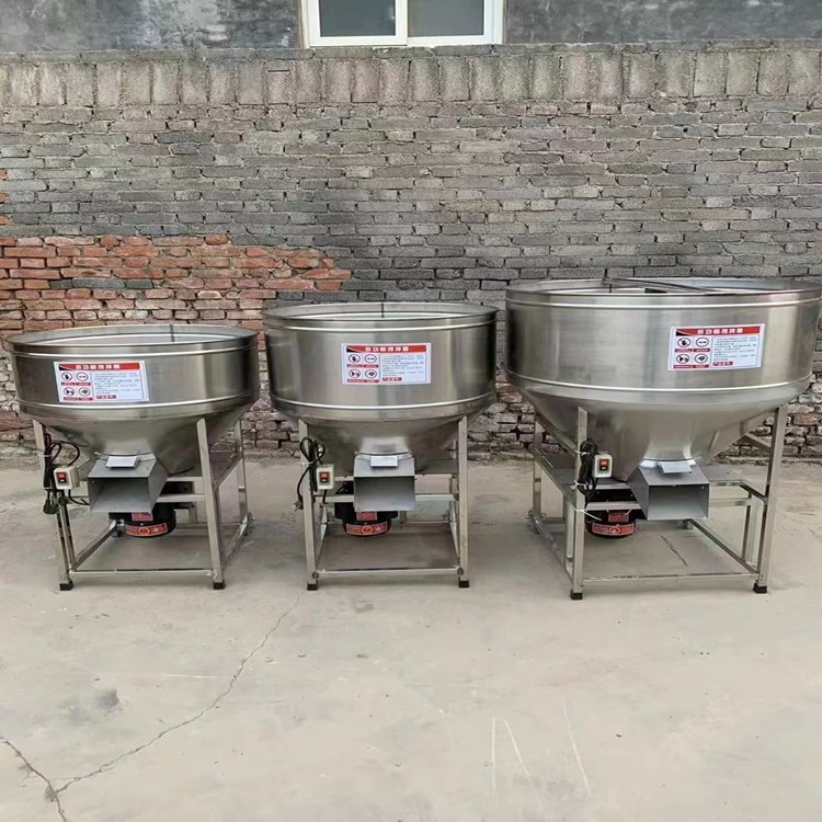 小型家用养殖场拌料设不锈钢饲料搅拌机 养殖场干湿拌药拌料设备图2