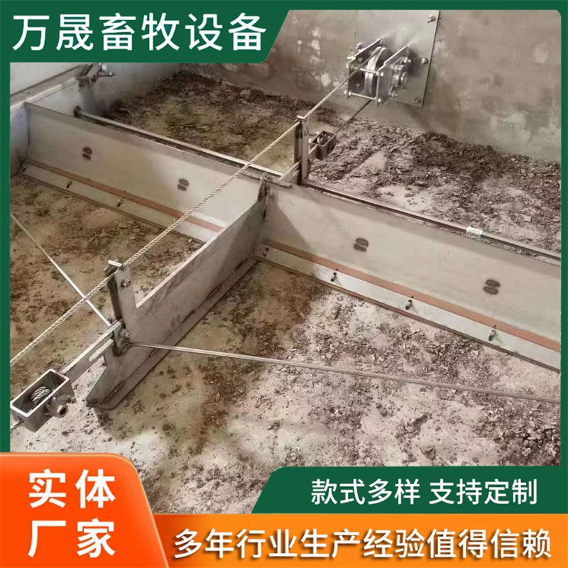 鸡场刮粪机 不锈钢自动清洁粪便刮粪机 养殖场清粪刮粪机图4