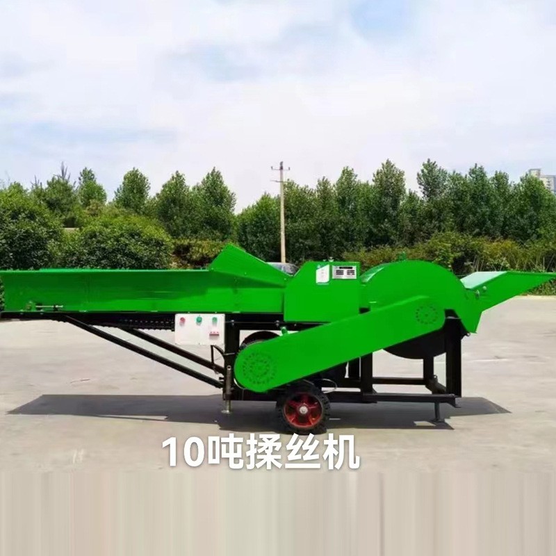 铡草揉丝机铡草揉丝一体机 操作简单秸秆铡草柔丝机图2