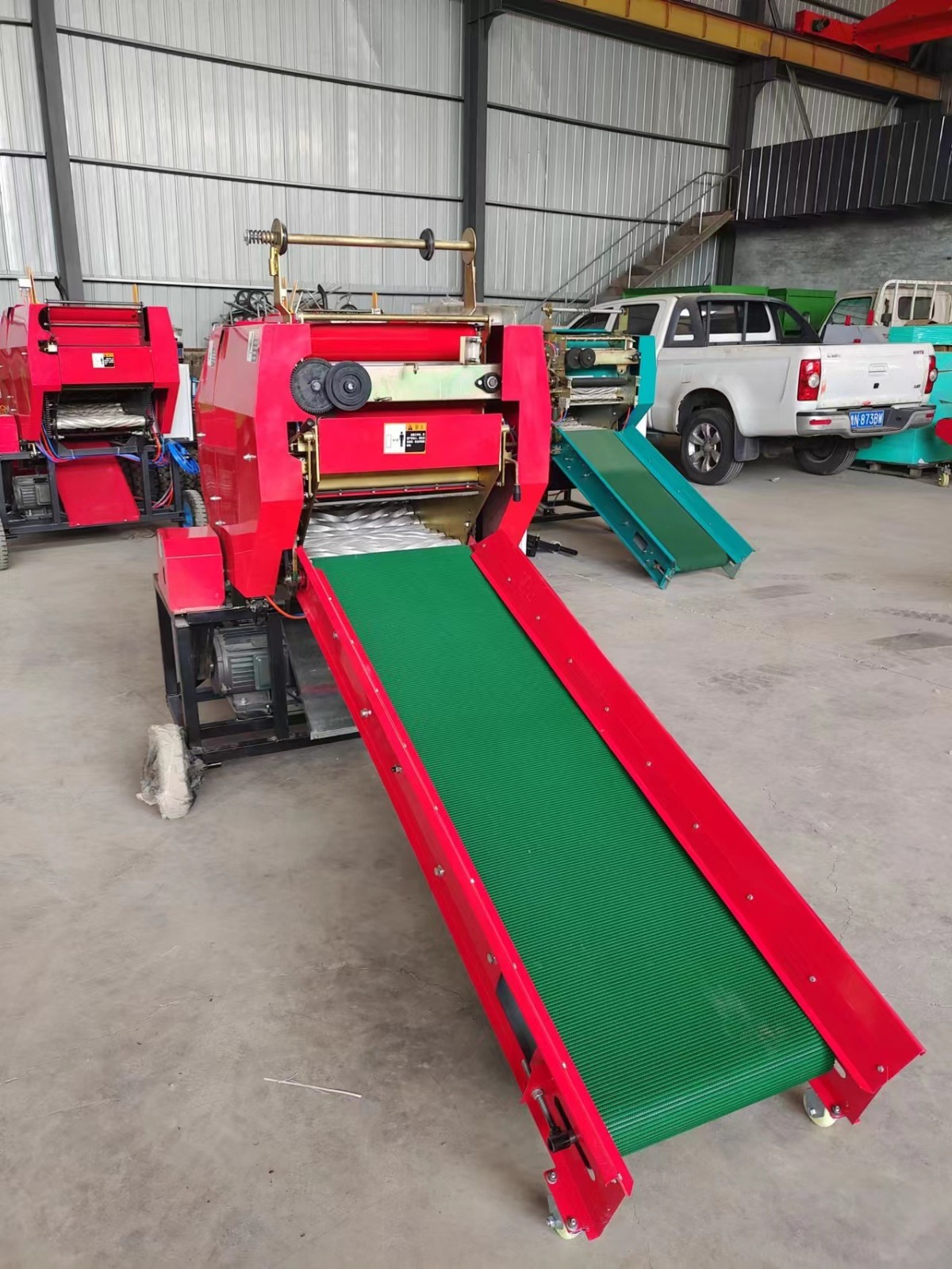 自动打捆包膜一体机 断膜青贮饲料圆捆包膜机打捆机图4