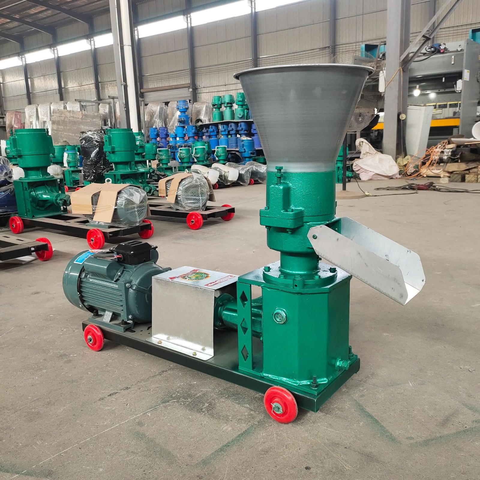 畜牧养殖饲料机牛羊颗粒饲料机 猪羊颗粒饲料机 平模颗粒饲料机图4