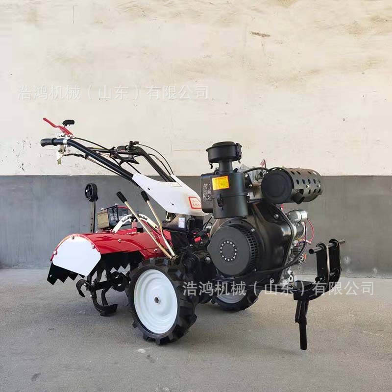 汽油款微耕机打田机翻土机各种农具小型柴油旋耕机 手扶式微耕机图3
