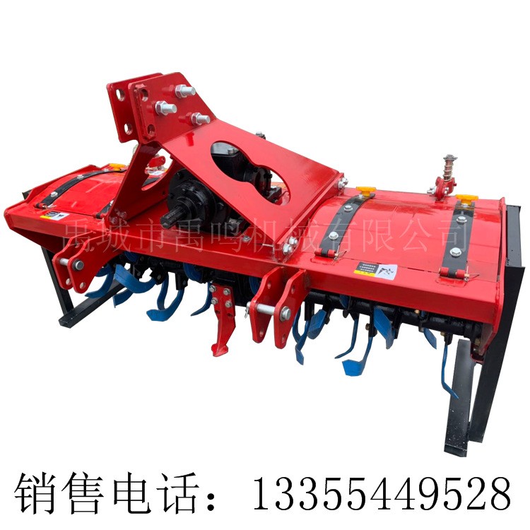 四轮拖拉机悬挂连云港旋耕机 碎土灭茬旋耕耙 大棚农田耕整旋地机图2