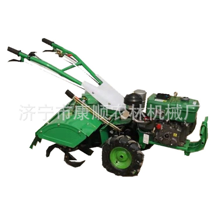 180柴油微型耕地机 四驱除草松土耕地犁地机 常发柴油旋耕机图5