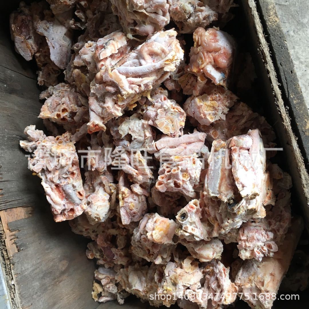 整盘冻肉破碎机 鱼盘猪肉盘碎肉机 动物尸体破碎机图3