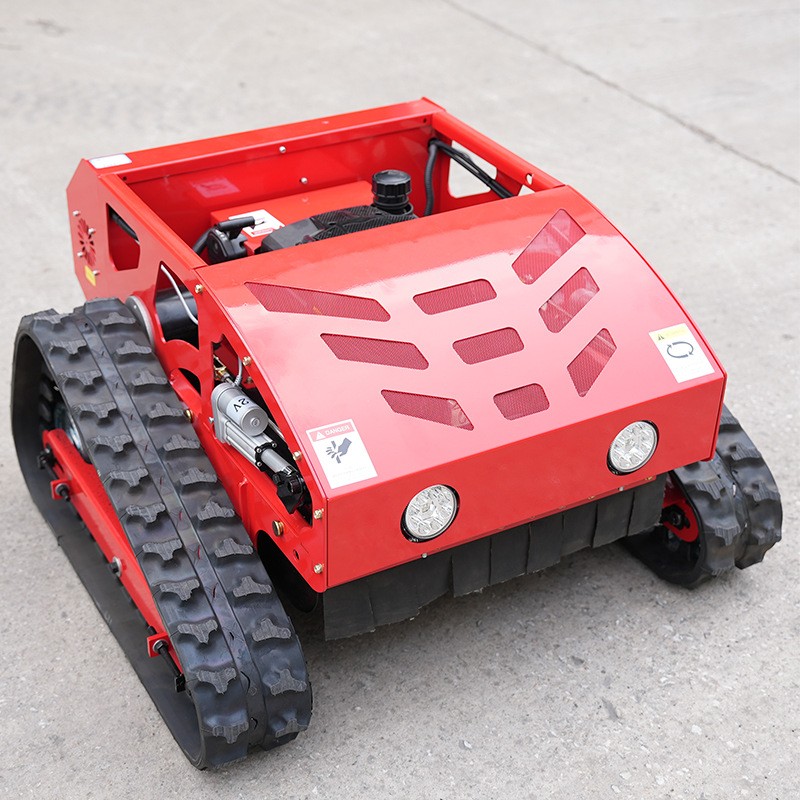 小型遥控履带割草机550型全地形油电混合割草机公路护坡 除草修剪图3