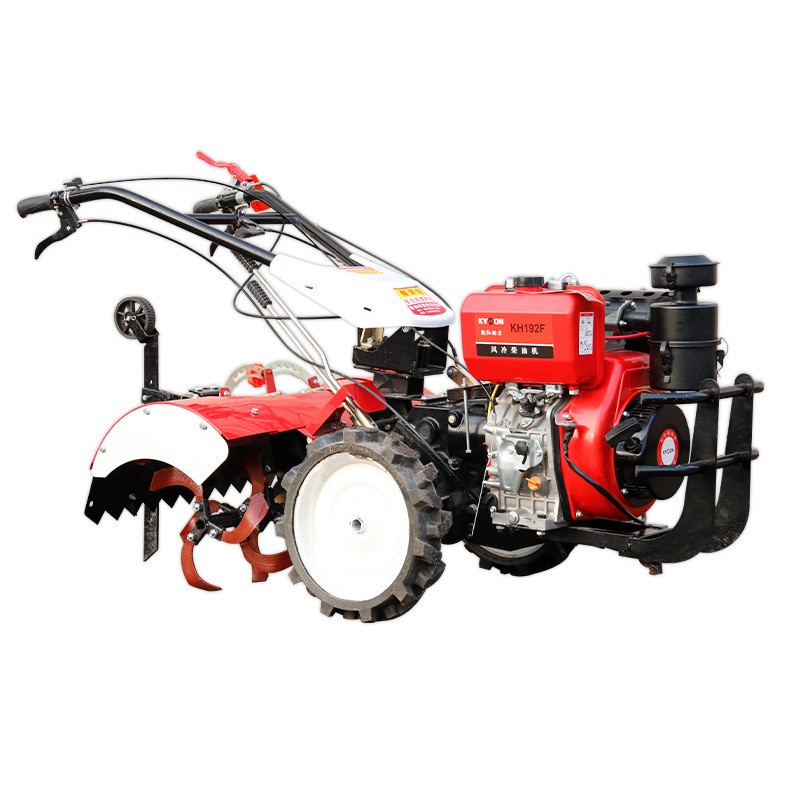 四驱微耕机小型多功能农用柴油开沟起垄机家用旋耕机耕地机自走式图5