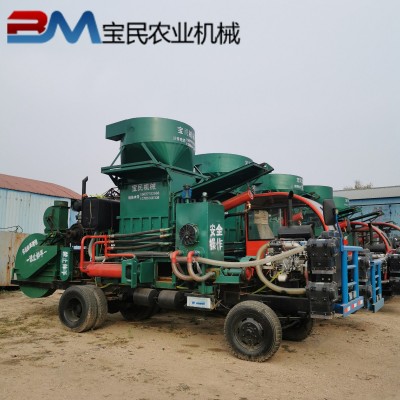 赤峰巨昌川武老吴运昌恒伟行走式草块机厂家直销,2022款秸秆打包机