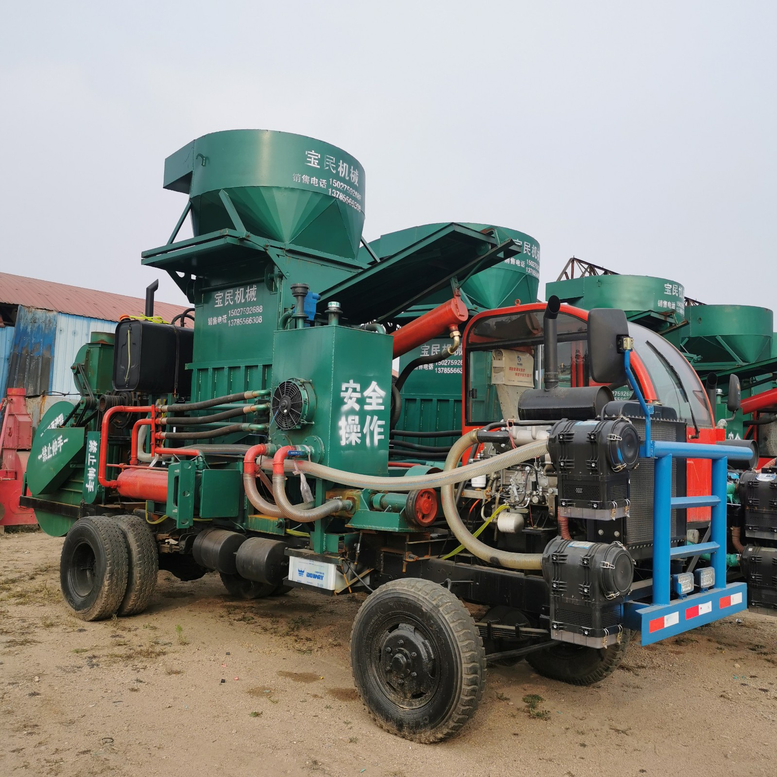 小麦玉米秸秆打包机 黄储干料压块机 牧草稻草压缩打块机图3