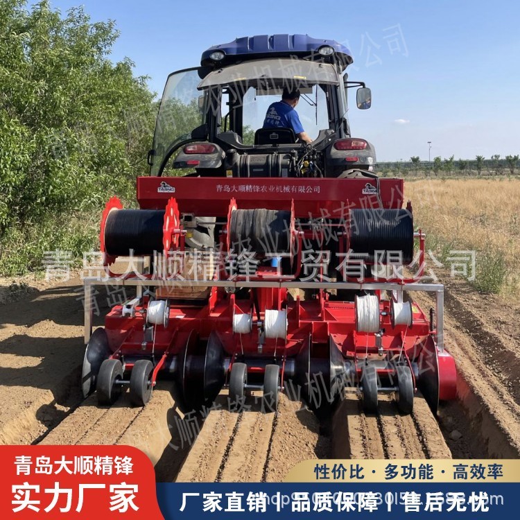 三垄六行旋耕起垄滴灌播线一体机萝卜白菜娃娃菜芥菜胡萝卜药材图2