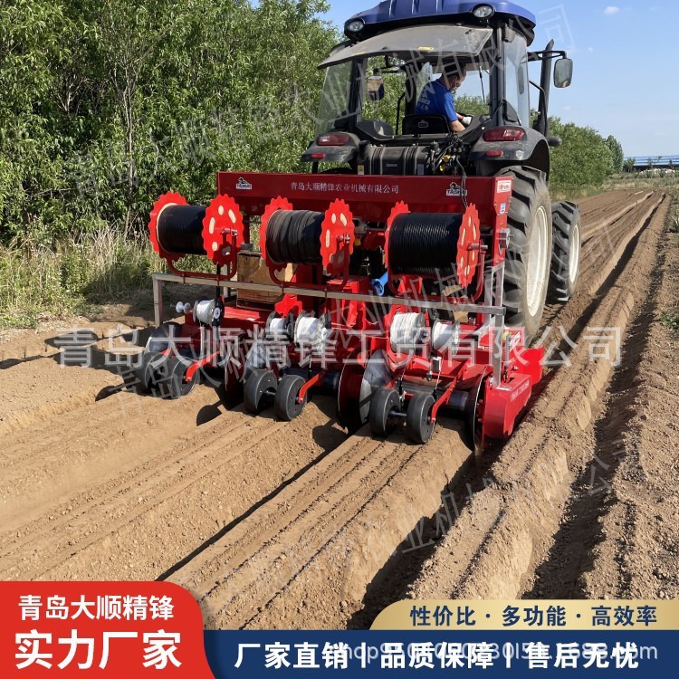 三垄六行旋耕起垄滴灌播线一体机萝卜白菜娃娃菜芥菜胡萝卜药材