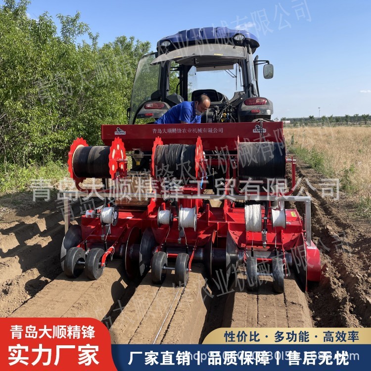 三垄六行旋耕起垄滴灌播线一体机萝卜白菜娃娃菜芥菜胡萝卜药材图5