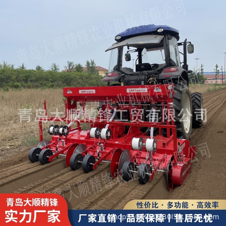 三垄六行旋耕起垄滴灌播线一体机萝卜白菜娃娃菜芥菜胡萝卜药材图3