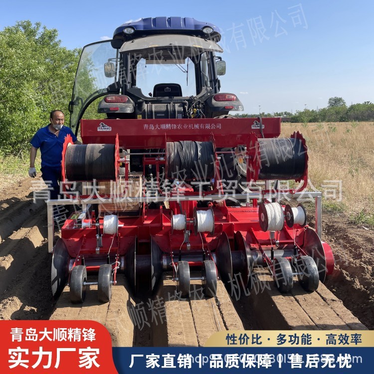 三垄六行旋耕起垄滴灌播线一体机萝卜白菜娃娃菜芥菜胡萝卜药材图4