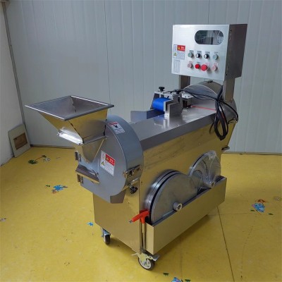 商用多功能切菜机 850型数控双头切菜机 食堂豆角韭菜蔬菜切段机