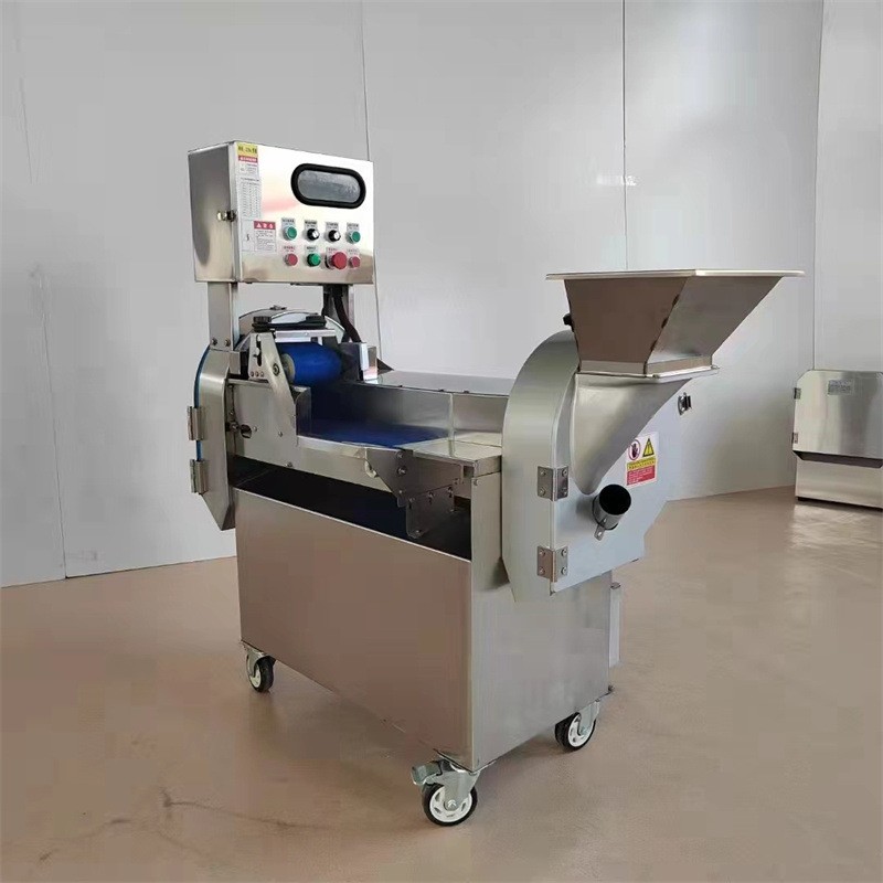 商用多功能切菜机 850型数控双头切菜机 食堂豆角韭菜蔬菜切段机图2