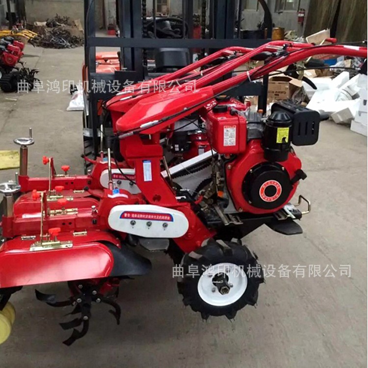 自走式种姜开沟起垄机 电启动柴油开沟机 大葱起垄回填机