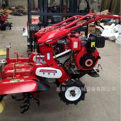 自走式种姜开沟起垄机 电启动柴油开沟机 大葱起垄回填机