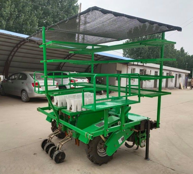 福瑞特 自走式移栽机 两行蔬菜小苗移植机械 种苗栽苗器图3