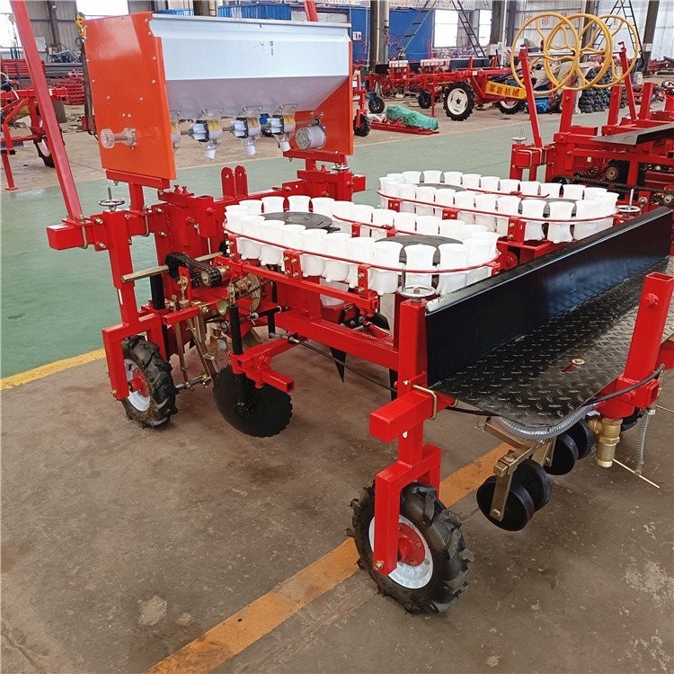 军岩机械 辣椒移栽机 小辣椒栽苗机 上门调试服务至上图2