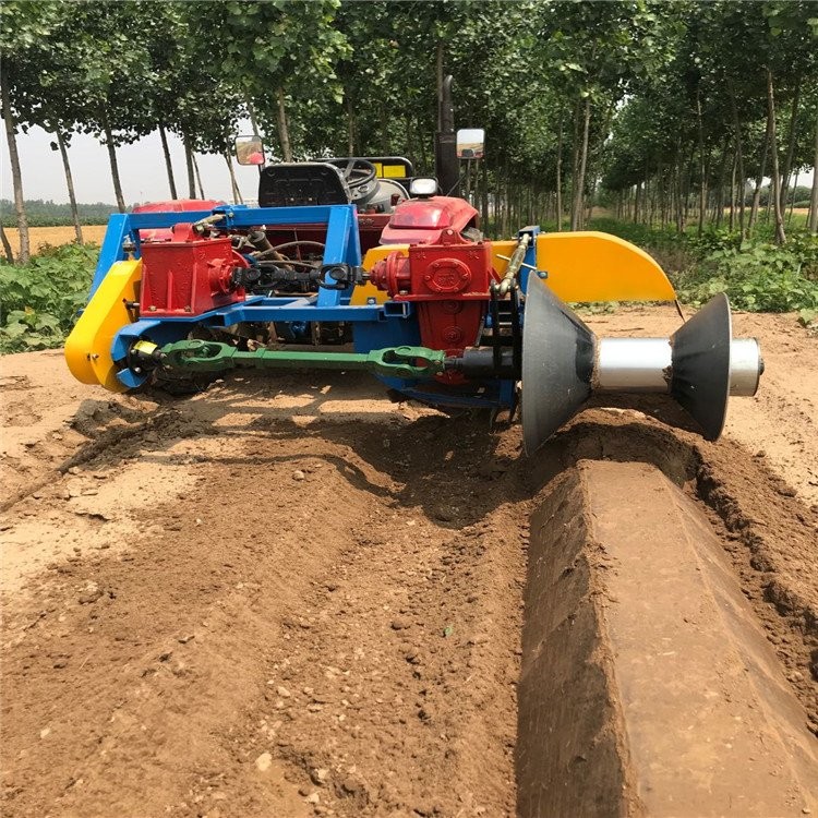 水稻田筑埂机 起垄机 圆盘扶垄器筑埂机 小型打梗机 起埂机打背机图3