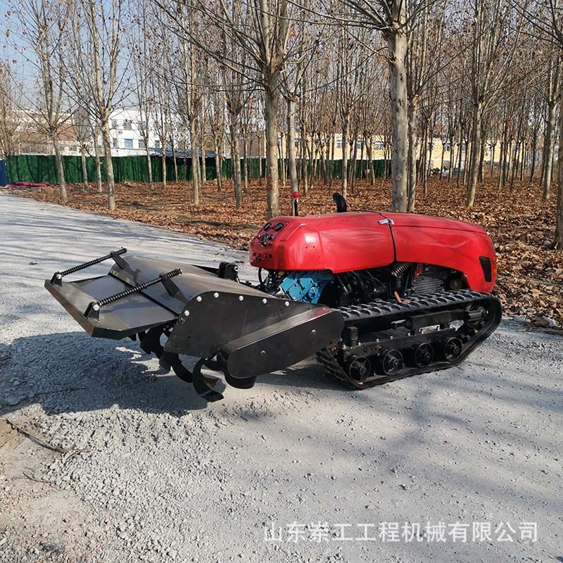 农用遥控自走式微耕机果园小型松土机32马力柴油履带式微耕机图3