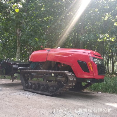 32马力遥控自走式耕地机果园智能履带式松土机耕副1.2米微耕机