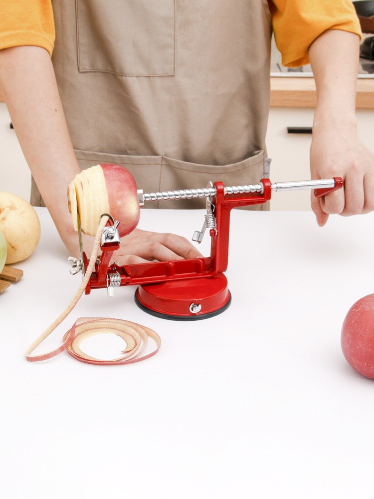 苹果削皮器家用手摇水果削皮器多功能三合一自动刨去皮柿子削皮机