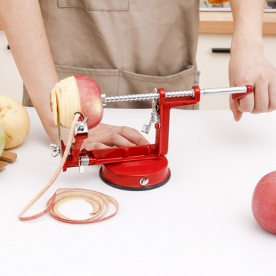 苹果削皮器家用手摇水果削皮器多功能三合一自动刨去皮柿子削皮机
