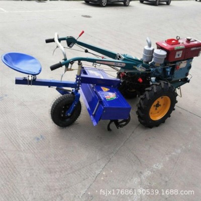 常州18马力手扶拖拉机 带防滑轮柴油水冷两轮微耕机