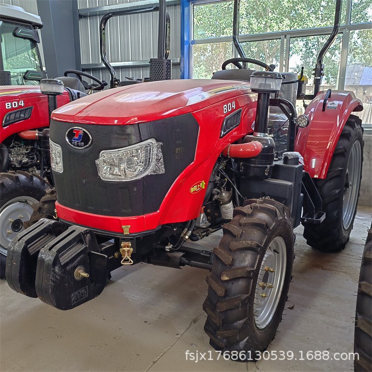中国洛阳804四驱拖拉机 畅销款瑞得504旋耕犁地四轮拖拉机