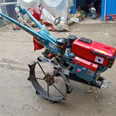 小型农用手扶拖拉机 12马力旋耕起垄机 加座位水田耕地打田机
